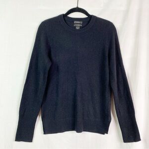 Halogen Black Cashmere Crew Neck Sweater XS